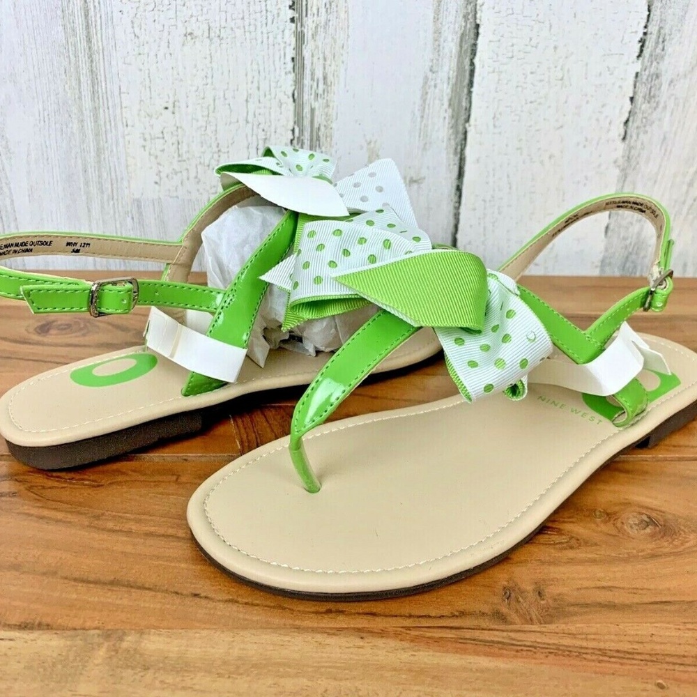 Nine West Women’s Flat Ankle Strap Sandals Size 5